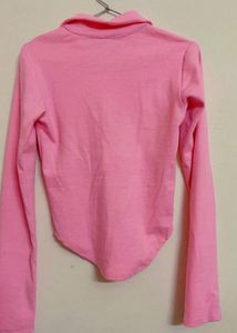 Pink Long Sleeve Top