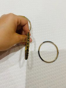 Gold-Tone Bangle Set of 3