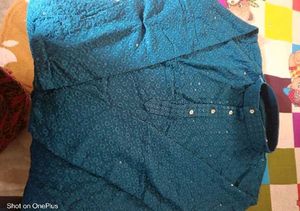 Teal Kurta - Modern Style