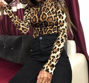 Sale-Shein Leapord Print Top