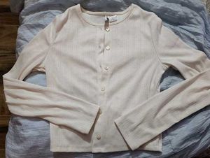 White Long Sleeve Top