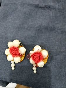 Pearl And Paper Jewelry Set For Haldi Ceremony