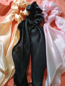 Silk Scrunchie Set