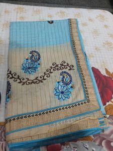 Cotton Silk Party Wear Saree