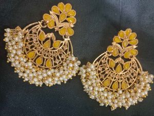 Yellow Drop Earrings