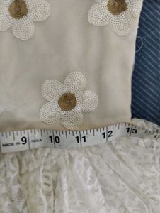 White Net Maxi Dress