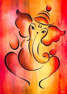 Lord Ganesha painting