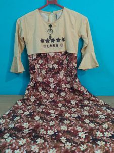 Floral Print Girls Dress