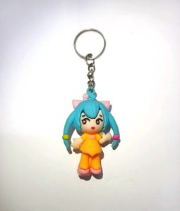 Anime Hatsune Miku Figure Keychain