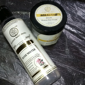 Khadi Natural Rose Water & Protein Hair Cream
