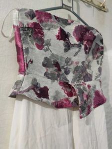 Kazo Tube Floral Jumpsuit