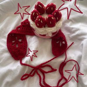 Crochet Strawberry Cake 🍰