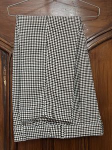 Houndstooth Cropped Trousers