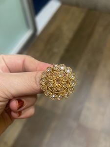 Elegant Gold Tone Ring