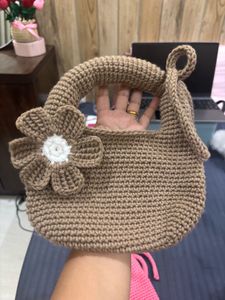 Mini Crochet Hand Bag