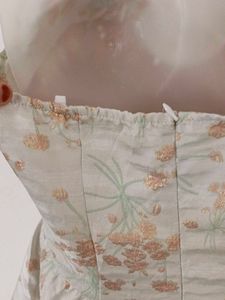 FLORAL PRINT APPLIQUE DRESS