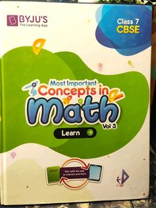 Byjus 7th Book Vol.3 Maths