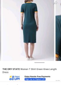 Green T-Shirt Dress - The Dry State