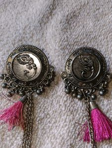 Tassel Ganesha Earrings
