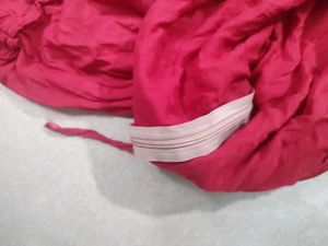 Red Tiered Ethnic Skirt/ Lehenga