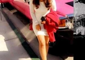 Full Sleeve Sequence White Dress