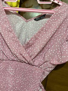 SHEIN Polka Dot pink Top 🩷