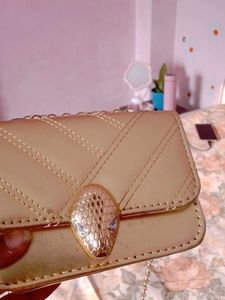 Gold Chain Clutch