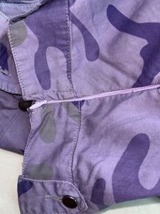 Girls’ Purple Camo Ruffle Skirt – Casual Street St