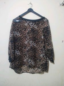 Leopard Print Blouse