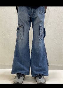 Y2k Bootcut Utility Pants (Unisex)