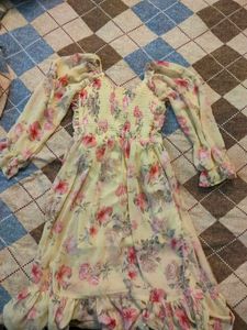 Floral Chiffon Dress