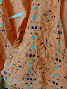 Umbrella Gown With Jacket Floor Lenth
