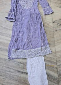 chikankari kurta set