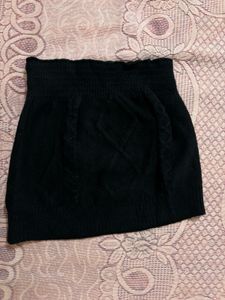 Black Knit tube top