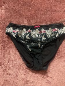 Floral Embroidered Briefs