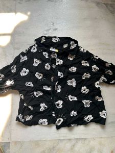 Mickey Mouse Print Top