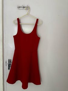 Cute Red H&amp;M Skater Dress