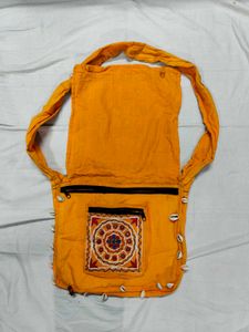 Embroidered Sling Bag