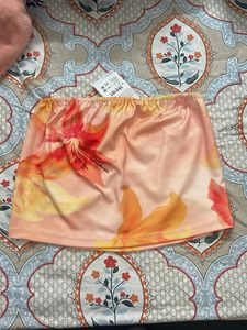 Floral Stretchable Tube Top