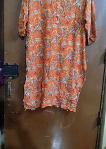 Floral Print Kurta