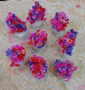 Artificial Flower Decor Set