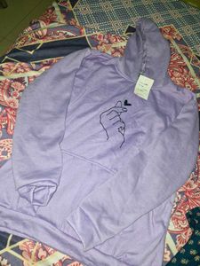 Purple Graphic Hoodie
