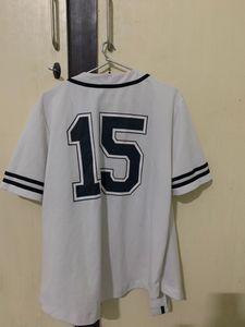 Forever 21 Oversized Small Baseball Shirt