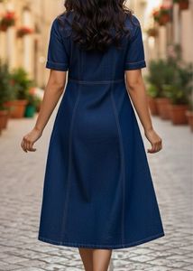 Denim Midi Dress