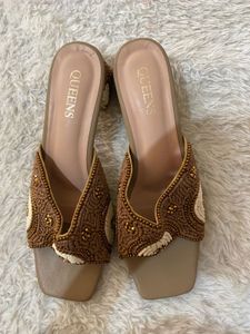 Price Drop Queens Beaded Sandals