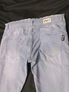 Ripped Light Wash Jeans