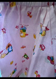 Baby Girl Cotton Pink Jumpsuit