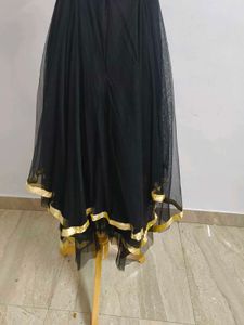 Black Tulle Strapless Cocktail Dress