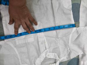 Kids white kurta pyjama set for 4-6; years