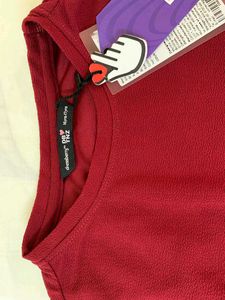 Maroon Cutout Top